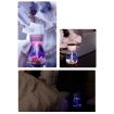 Mini USB Car Home Colorful Light Bottle Micro Landscape Humidifier Blue - 5