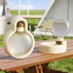 Picture of Pet Outdoor Water Cup Portable Foldable Tumbler Kettle 500ml White