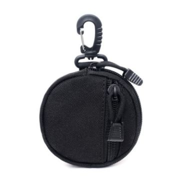 Picture of Pocket Portable Mini Coin Bag Key Ring Waist Bag (Black)