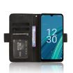 Cricket Debut S2 U380AC Leather Phone Case - Black - 6