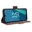 Cricket Debut S2 U380AC Leather Phone Case (Brown) - 7