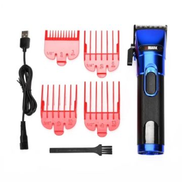 Picture of WMARK NG-121 Ceramic Blade Hair Clipper Cordless Electric Hair Trimmer With LED Display (Blue)