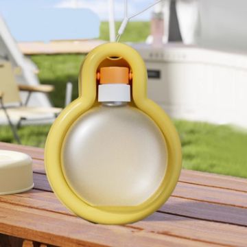 Picture of Pet Outdoor Water Cup Portable Foldable Tumbler Kettle 350ml Yellow