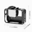 Picture of For Insta360 Ace Pro/Ace PULUZ Metal Rabbit Cage Adapter Frame with 52mm UV Filter & Adapter Ring (Black)