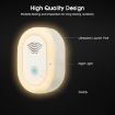 Adjustable Night Light Ultrasonic Mosquito Repeller EU Plug White - 3