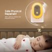 Picture of Adjustable Night Light Ultrasonic Mosquito Repeller Mini Home Electronic Mouse Repeller, Spec: EU Plug (White)