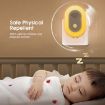 Adjustable Night Light Ultrasonic Mosquito Repeller EU Plug White - 9