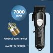 Picture of WMARK NG-119 Men Hair Trimmer Rechargeable Clipper With LED Display (Black)