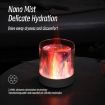 Picture of Colorful Light Flame Aromatherapy Humidifier Home Ambient Light Desktop Fragrance Diffuser (White)