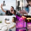 RGB Fill Light Photography Lamp With Folding Phone Clip & Cold Shoe Interface - 9