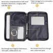 Picture of 10/11 Inch Houndstooth Pattern Oxford Cloth Laptop Bag Waterproof Tablet Storage Bag (Dark Gray)
