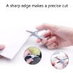 Picture of Portable Retractable Folding Scissors Mini Multifunctional Cutting Tools (Transparent)
