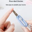 Picture of Portable Retractable Folding Scissors Mini Multifunctional Cutting Tools (Transparent)
