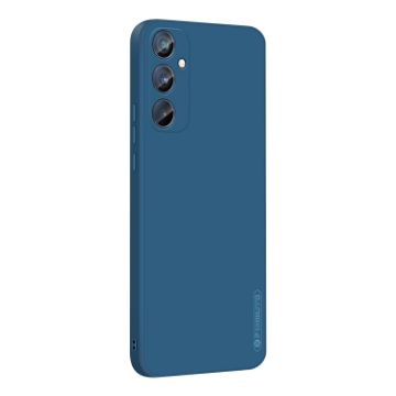Samsung Galaxy A35 5G Liquid Silicone TPU Phone Case (Blue) - 1