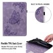 Lenovo Tab M11/Xiaoxin Pad 11 2024 Purple Butterfly Flower Leather Case - 6