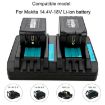 Picture of For Makita DC18RC 14.4-18V Lithium Battery Dual Charger, Specification: AU Plug