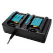 Picture of For Makita DC18RC 14.4-18V Lithium Battery Dual Charger, Specification: EU Plug