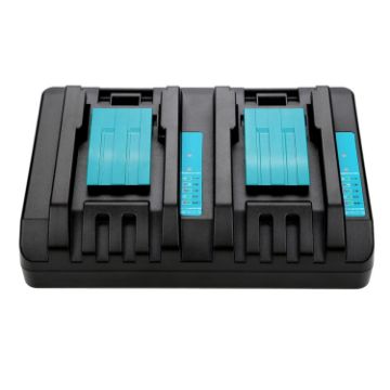 Picture of For Makita DC18RC 14.4-18V Lithium Battery Dual Charger, Specification: US Plug