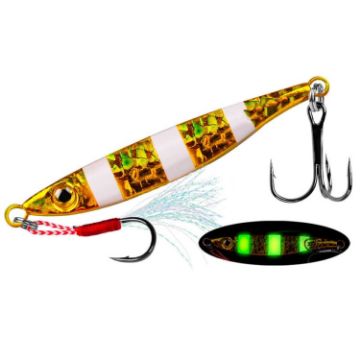 Picture of PROBEROS LF126 Long Casting Lead Fish Bait Freshwater Sea Fishing Fish Lures Sequins, Weight: 30g (Luminous Color A)