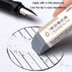 Deli 71115 Semi-frosted Pen Eraser - Erasable Pencil Neutralizer Pen - 4