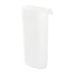 Picture of Desktop Computer Monitor Auxiliary Pen Holder Desk Adhesive Storage Box, Color: Trapezoid-White