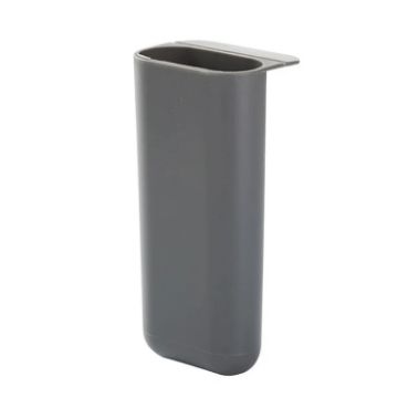 Picture of Desktop Computer Monitor Auxiliary Pen Holder Desk Adhesive Storage Box, Color: Trapezoid-Gray