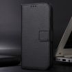 Cricket Debut S2 U380AC Diamond Texture Leather Phone Case - Black - 2
