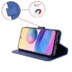 Cricket Debut S2 U380AC Diamond Texture Leather Phone Case - Blue - 6