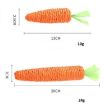 Picture of Carrot Cat Chew Rope Toy Bite Resistant Stick Built-in Bell, Size: Small 13cm