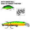 Picture of PROBEROS DW577 8003 Hook 5.3cm 4.6g Sinking Minnow Lure Long Casting Bionic Plastic Hard Bait Fishing Tackle (Color F)
