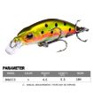 Picture of PROBEROS DW577 8003 Hook 5.3cm 4.6g Sinking Minnow Lure Long Casting Bionic Plastic Hard Bait Fishing Tackle (Color A)