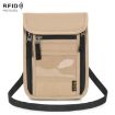 Picture of Passport ID Bag Anti-Theft Brush Card Bag Multi-Functional Neck Cell Phone Bag (Khaki)