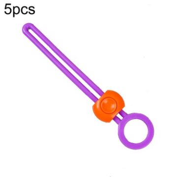 Picture of 5pcs Sealing Tape Clip Kitchen Food Freshness Multipurpose Sealer (Purple)