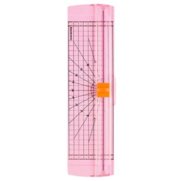 Picture of HUANMEI For A3 A4 A5 Paper Cutter With Pull-out Ruler DIY Small Portable Photo Die Cutting Machine (Pink)