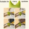 Picture of 5pcs Kitchen Multifunctional Spatula Holder Household Spill Resistant Spoon Tray (Green)