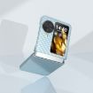 OPPO Find N3 Flip Wave Pattern Matte PC Phone Case - Ice Blue - 4