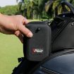 Picture of PGM ZP040 Golf Rangefinder Waist Pack Lightweight Portable Belt Ball Bag (Gray-red)