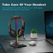 New Bee Dual Output Colorful Headset Display Rack HUB Expansion Headphone Holder - 2