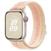 Apple Watch Series 7 41mm Loop Nylon Watch Band - Starlight Pink - 1