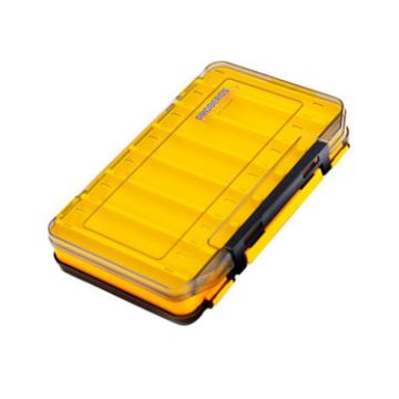 Picture of PROBEROS H1000 Double Sided Lure Box Handheld Double Layer Storage Case For Bait Accessories, Style: C Model (Yellow)