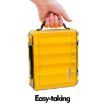 Picture of PROBEROS H1000 Double Sided Lure Box Handheld Double Layer Storage Case For Bait Accessories, Style: C Model (Yellow)