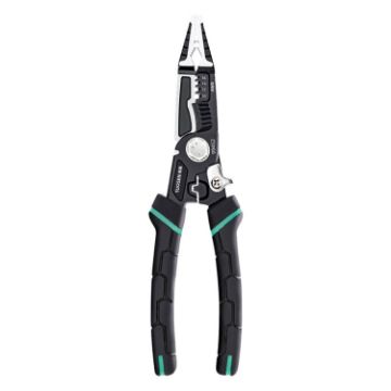 Picture of TUOSEN 9-in-1 Multifunctional Wire Stripper with Pointed Nose Cable Cutting and Crimping Tool