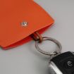 Picture of Pull-out Personalized Ladies Car Key Bag Portable Large Capacity Storage Key Cover, Color: Black With Seal