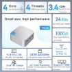 Picture of T8Plus Alder Lake-N100 4K Dual Band WIFI Bluetooth Office Game Portable Mini PC, Spec: 8G 128G US Plug