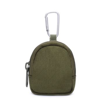 Picture of Outdoor Sports Portable Pet Snack Bag Round Type Wear-Resistant Small Money Bag (Army Green)