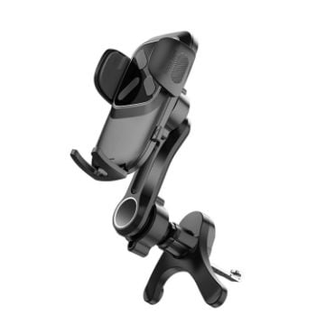 Picture of Car Air-conditioning Vent Y-shaped Base Mobile Phone Holder, Color: Tenth Generation Balck