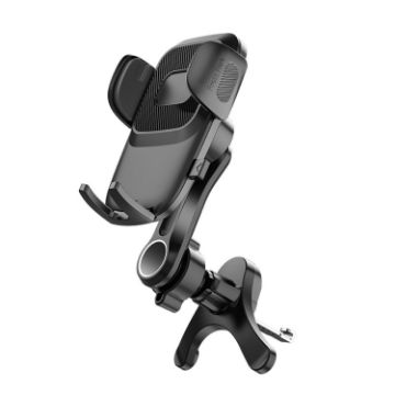 Picture of Car Air-conditioning Vent Y-shaped Base Mobile Phone Holder, Color: Ninth Generation Black