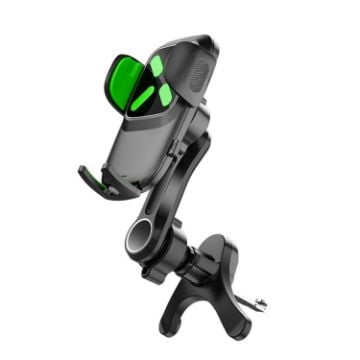 Picture of Car Air-conditioning Vent Y-shaped Base Mobile Phone Holder, Color: Tenth Generation Green