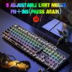 T-WOLF T75 Mechanical Keyboard - RGB Light - Black - 8