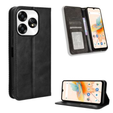 UMIDIGI A15/A15C Leather Phone Case - Black - 1